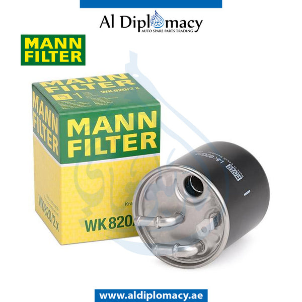 FUEL FILTER Wk820/2x for Mercedes-Benz A Class W169 (2004-2012) models, Part Number MAN-6420920201